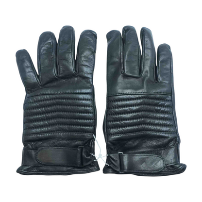 Black Leather Gloves