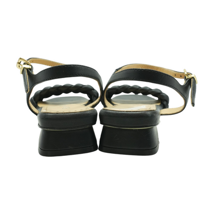 Black Heeled Sandals