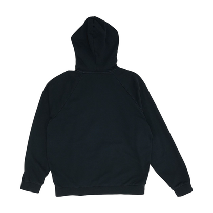 Black Solid Hoodie Pullover
