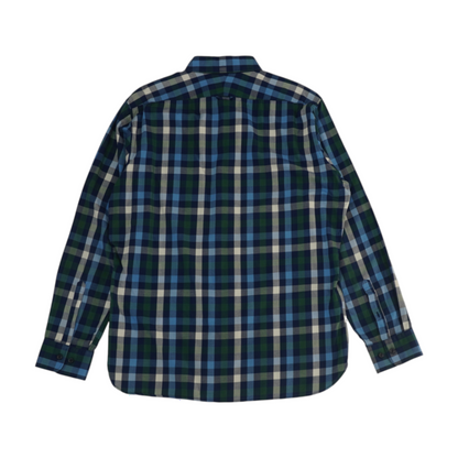 Blue Check Long Sleeve Button Down