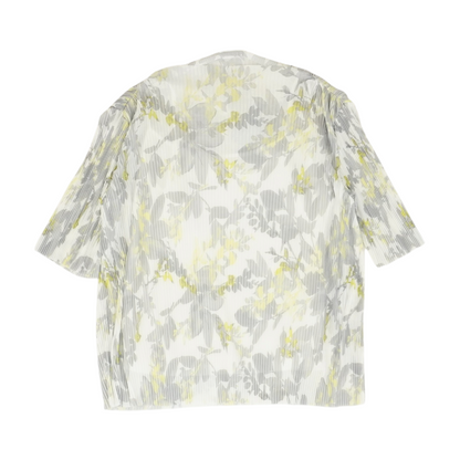 White Floral Blouse