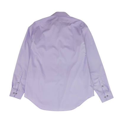 Lavender Solid Long Sleeve Button Down
