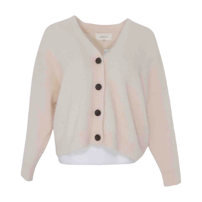 Cream Cardigan Sweater