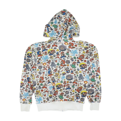 White Print Active Jacket