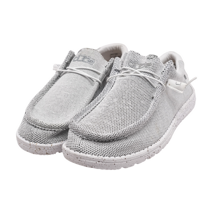 White Slip-On Casual Shoes