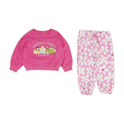 Pink Floral Long Sleeve Set