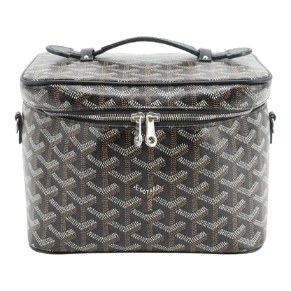 Black Muse Vanity Case in Goyardine Canvas & Cervon Calfskin