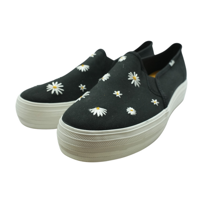 Black Slip-On Flats