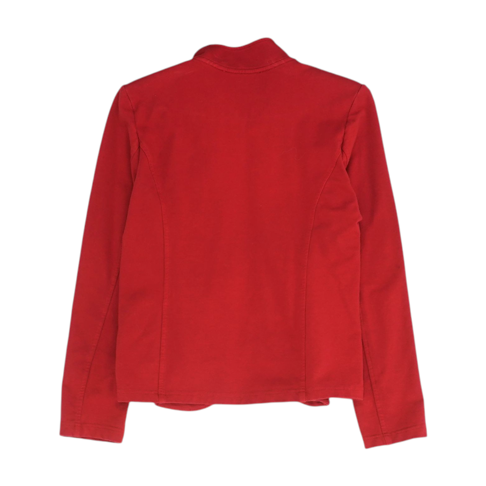 Red Solid Blazer