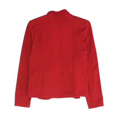 Red Solid Blazer