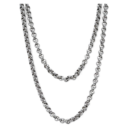 Gold Tone And Silver Tone Toggle Necklace