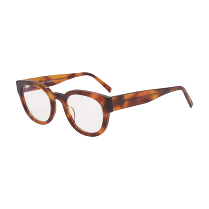 Tortoise Marisol M Round Prescription Eyewear