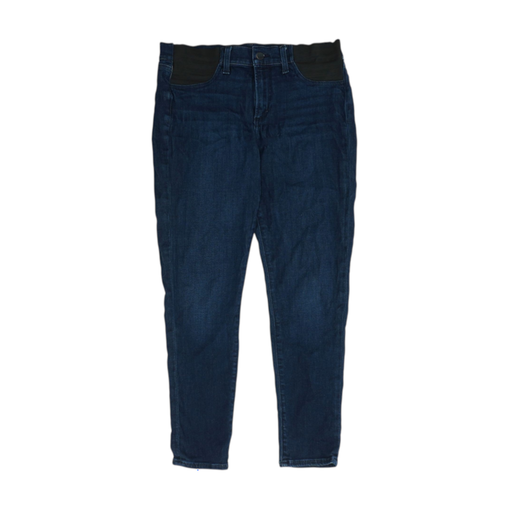 Navy Maternity Skinny Jeans