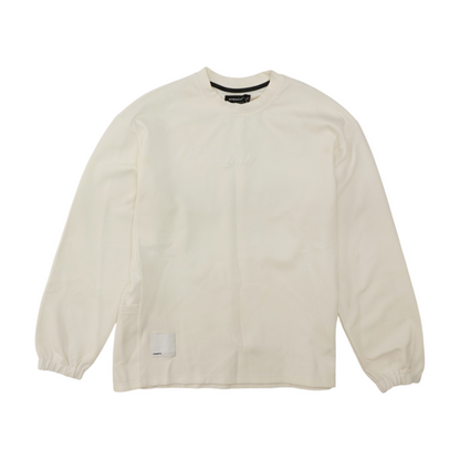 Ivory Solid Sweatshirt Pullover