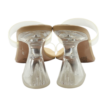 Clear Block Heels