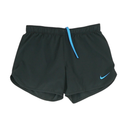 Black Solid Active Shorts