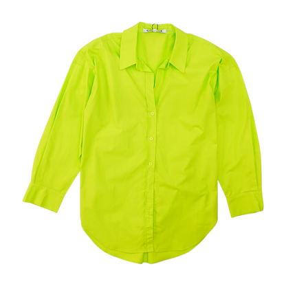 Green Button Down