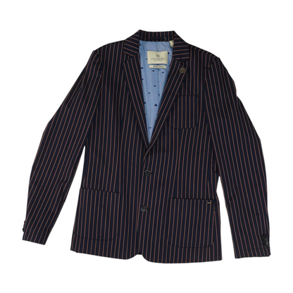 Navy Striped Sport Coat