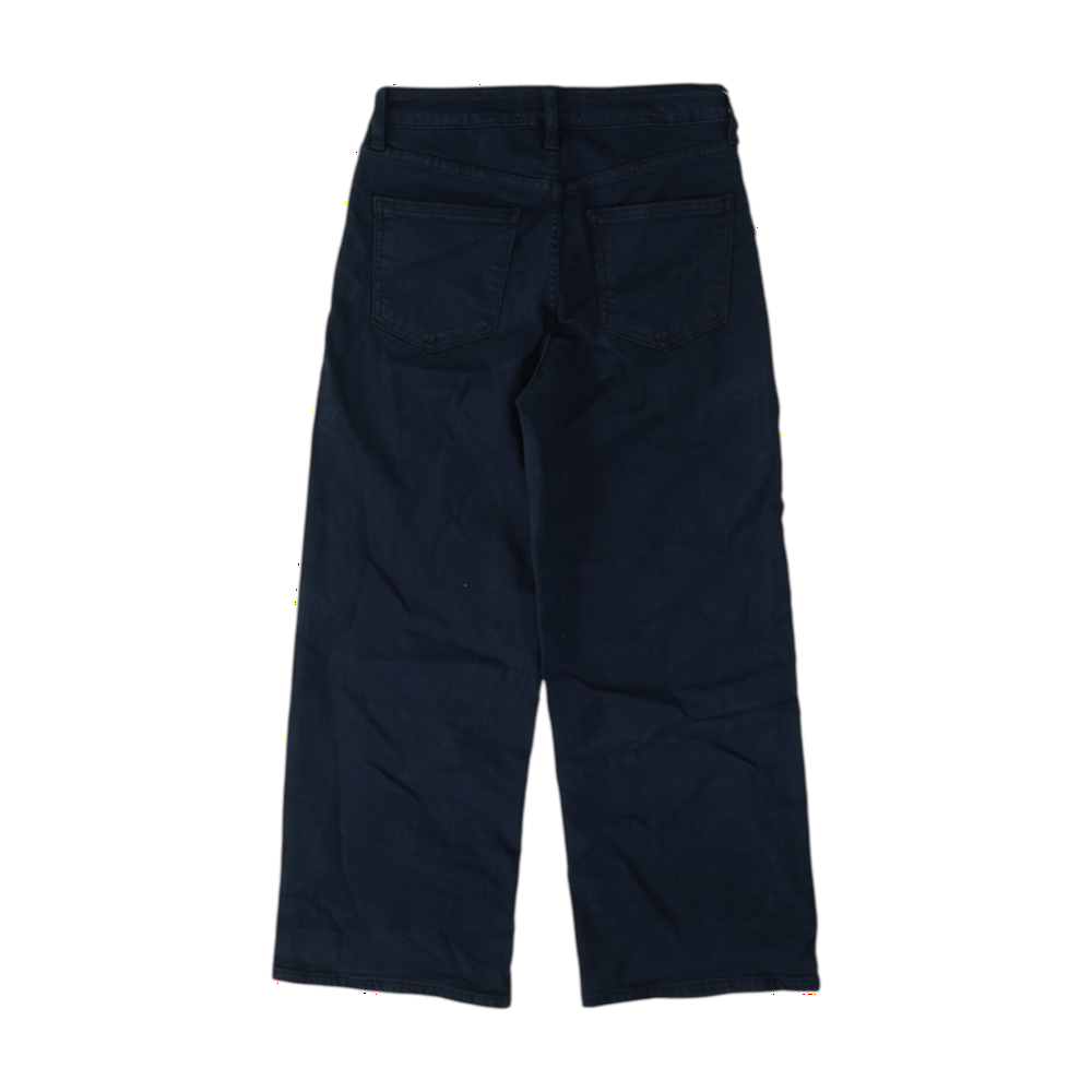 Just Usa Navy Petite Wide Leg Jeans – Image 2