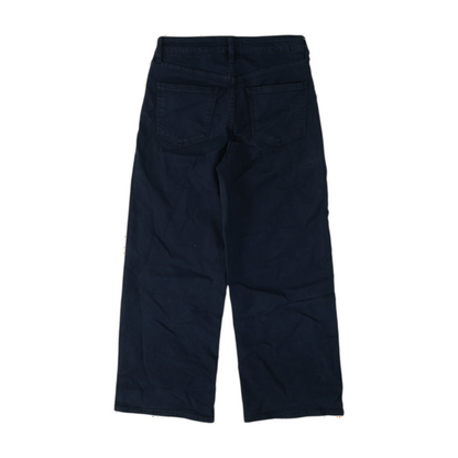 Just Usa Navy Petite Wide Leg Jeans – Image 2