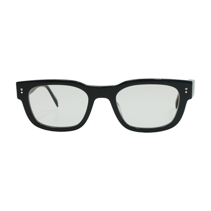 Black Herman M Square Prescription Eyewear