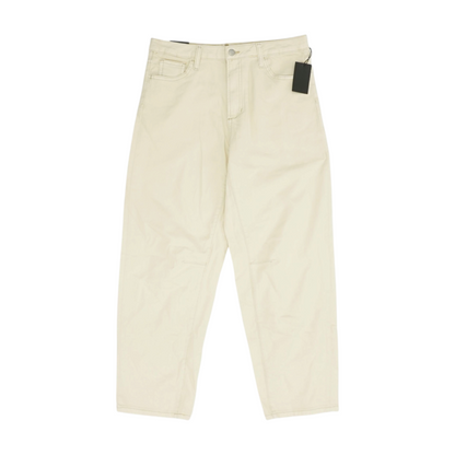 Beige Tapered Jeans