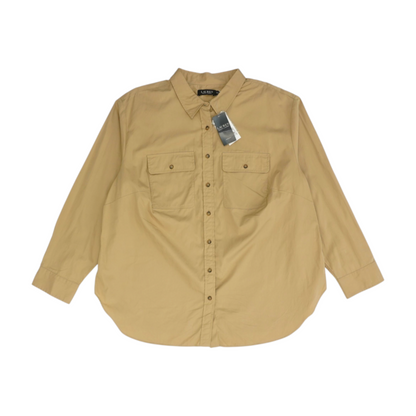 Khaki Plus Button Down