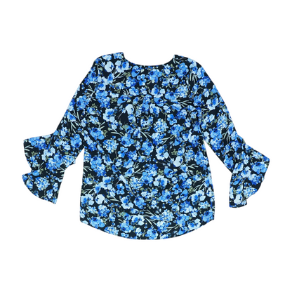 Black Floral Blouse