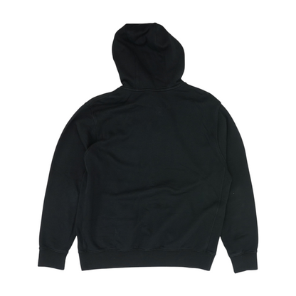 Black Solid Hoodie Pullover