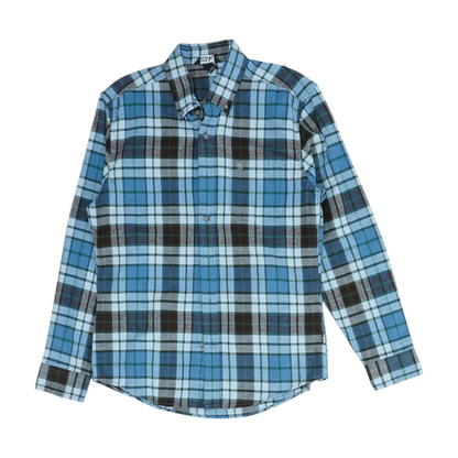 Blue Plaid Flannel Button Down