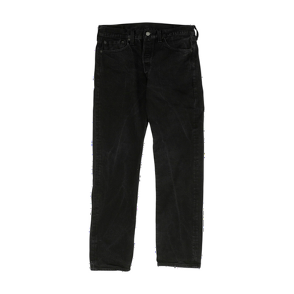 501 Black Straight Jeans