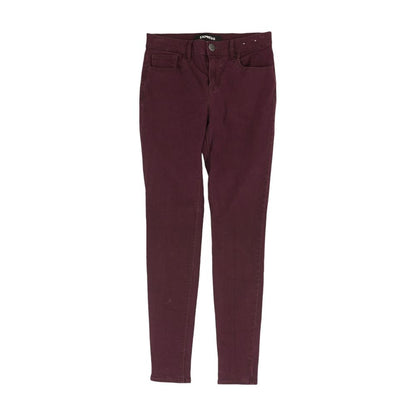 Purple Solid Pants