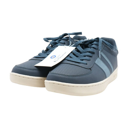 Navy Lace Up Casual Shoes