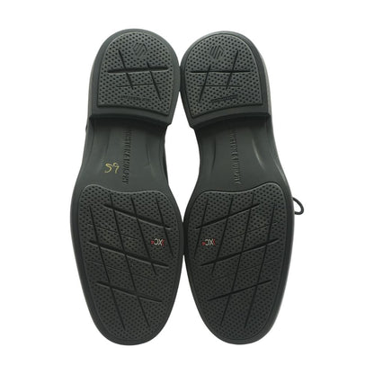 Black Leather Derby/oxford Dress Shoes