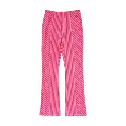 Pink Striped Dress Pants