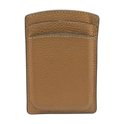 Tan Card Case Wallet