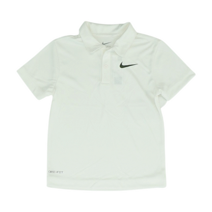 White Short Sleeve Polo