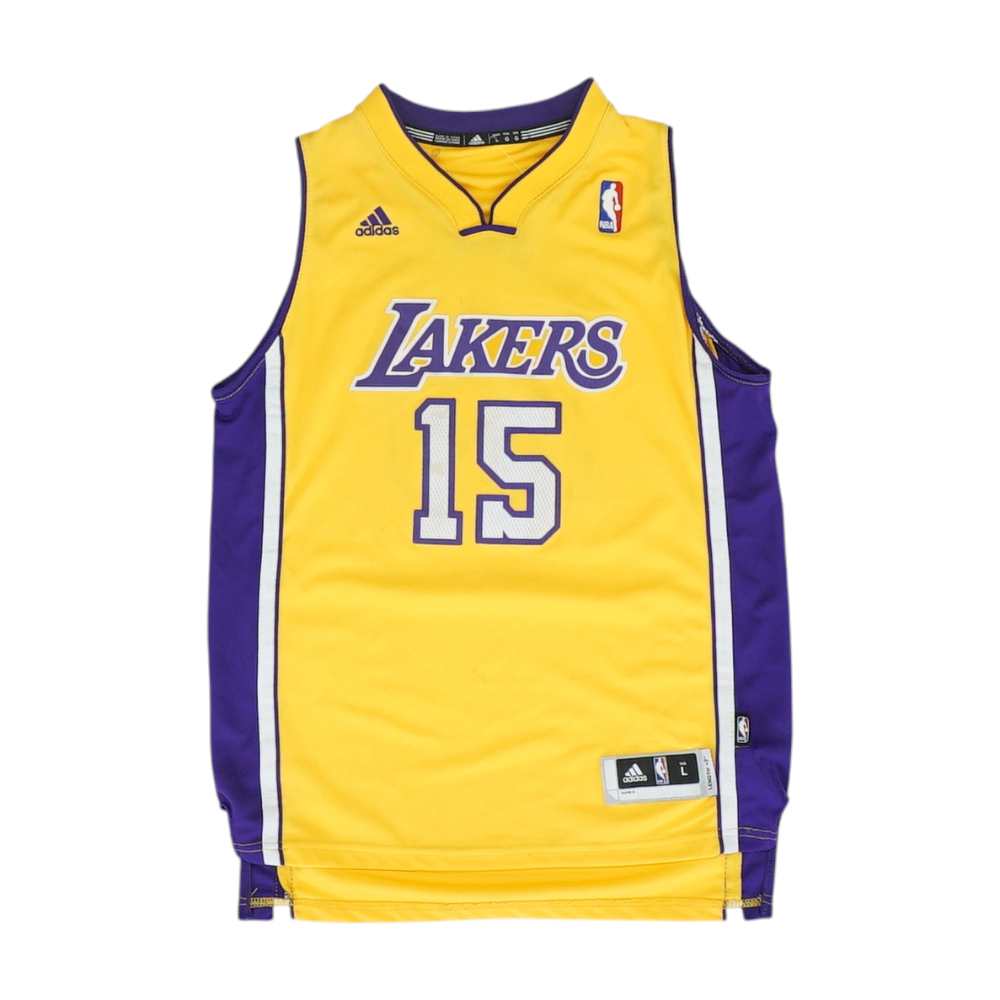 Men's Yellow Los Angeles Lakers Sleeveless Jersey
