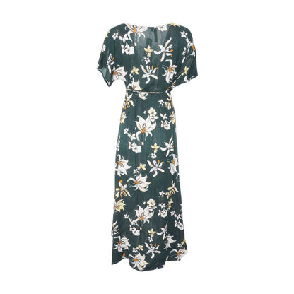 Green Floral Maxi Dress