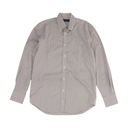 Multi Check Long Sleeve Button Down