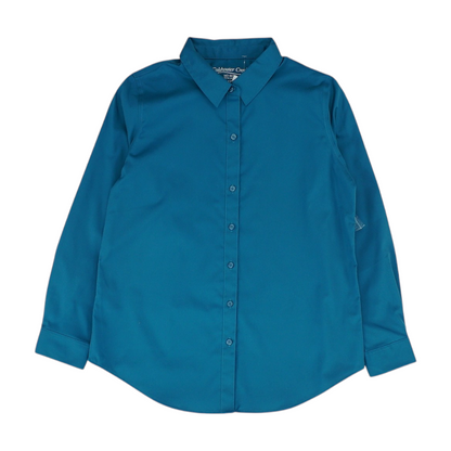 Teal Petite Button Down