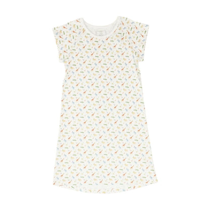 White Graphic Dress