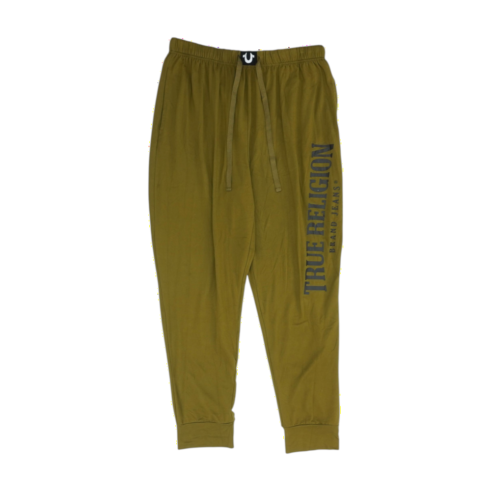 True Religion Green Solid Pajama Bottom – Image 1