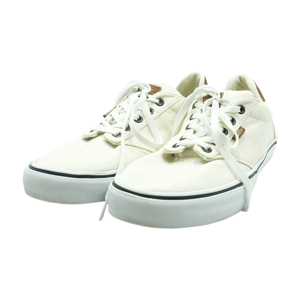 Vans Cream Low-Top Athletic Shoes – Image 2