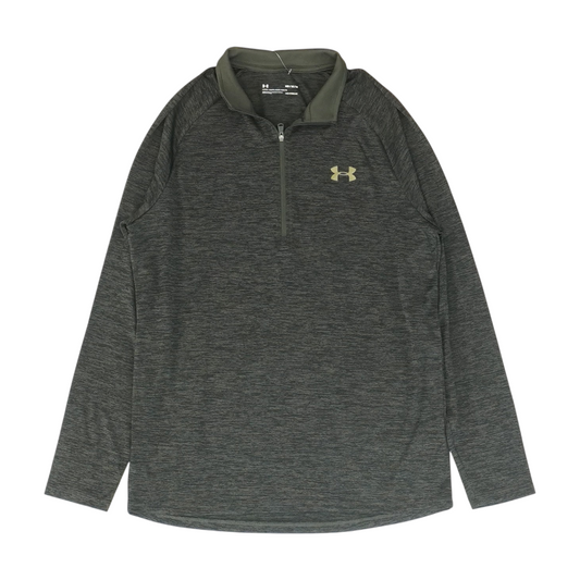 Green Abstract 1/4 Zip Pullover