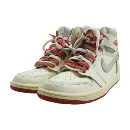 Jordan 1 Retro High Rare Air Sail Cinnabar High-Top Athletic Shoes