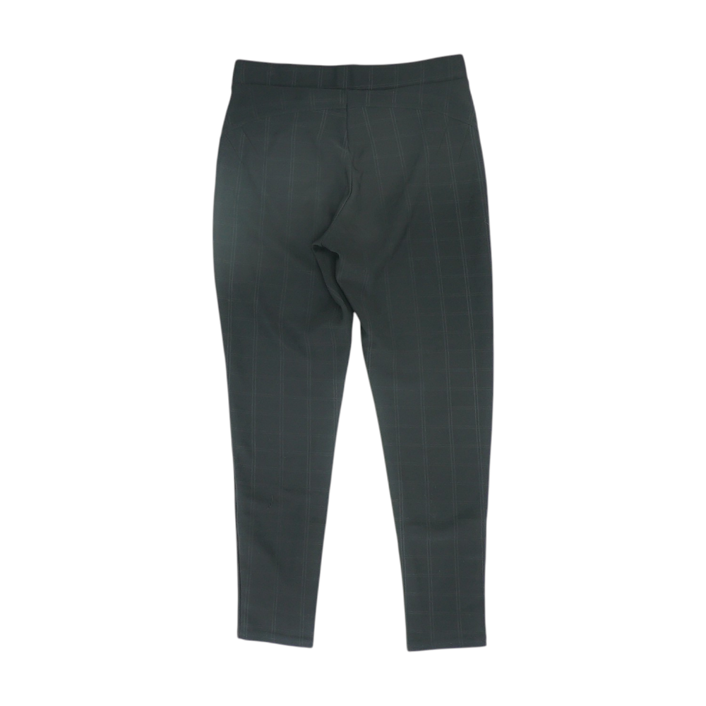 Black Check Slim Pants