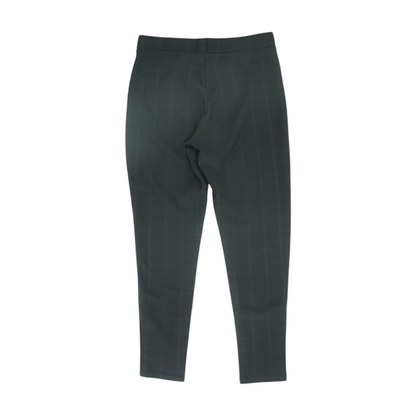 Black Check Slim Pants