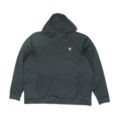 Black Solid Hoodie Pullover