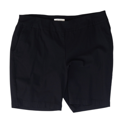 Black Plus Solid Chino Shorts